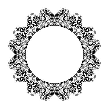 Mandala. Etnik elemen dekoratif