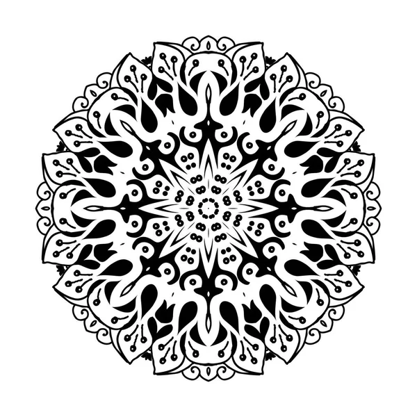 Mandala. Ethnic decorative round elemen — Stock Vector