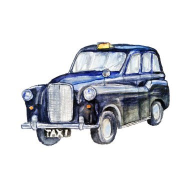 Londra vintage taksi taksi araba