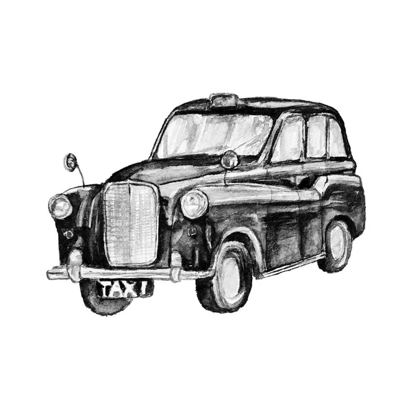London Oldtimer Taxi Auto — Stockfoto