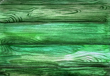 Sulu Boya ahşap plakalar