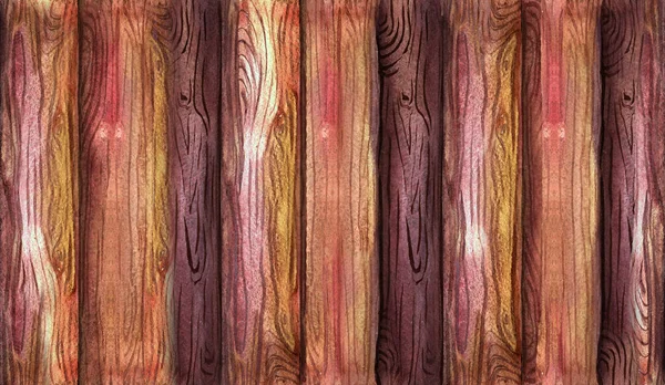 Aquarel houten planken — Stockfoto