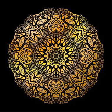 Altın Hint mandala
