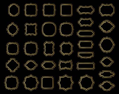 Altın Kenarlıklar ve çerçeve koleksiyonu