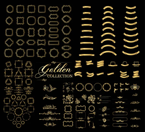 Kenarlıklar ve Altın koleksiyonu çerçeveler