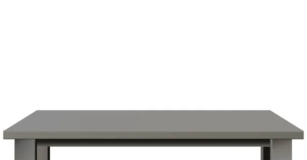 Graue und schwarze Tischplatte isoliert — Stockvektor