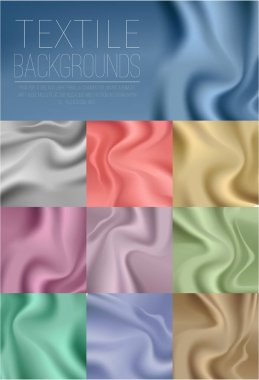 Tekstil perdelik renkli koleksiyonu