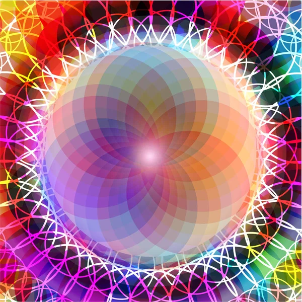 Абстрактний візерунок барвистої мильної бульбашки — стоковий вектор