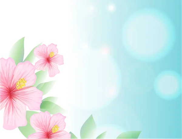 Cartel de motivación elegante con flores — Vector de stock