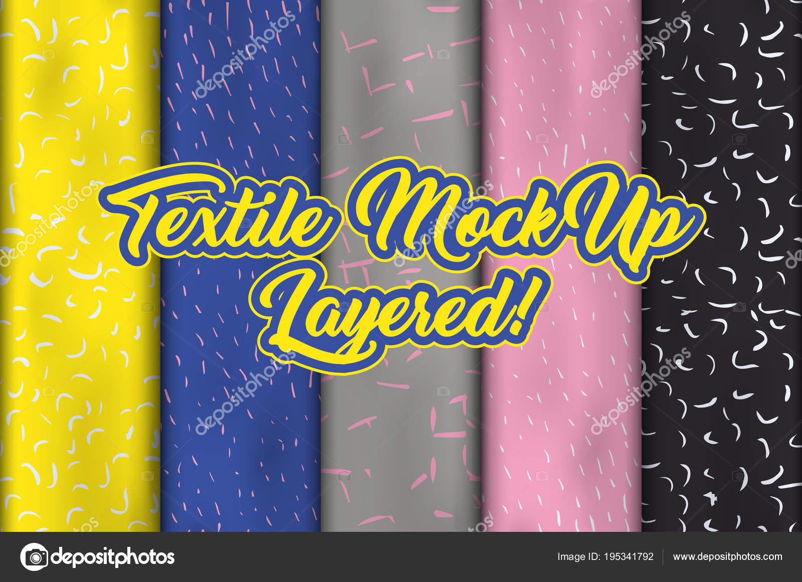 Download Layered Fabric Mockup Texture Drapery Theme Vector Image By C Ilonitta Vector Stock 195341792