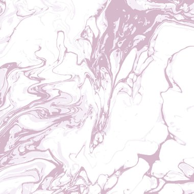 Renk karıştırıcı pastel pembe mermer dokusu. Tek renkli arka plan vektör çizimi. Soyut arkaplan çizimi. Beyaz ve mor boya sıçraması. Taş dokusu. Mermer. Paket kağıdı ya da duvar kağıdı