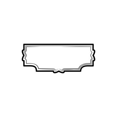 Vintage vektör çerçeve izole eleman. Sosyal medya hikayeleri ve afişler için el yapımı mürekkep ve vignette vintage tabelaları. Düzen yazdırma tasarımı için