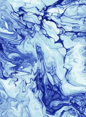 Ebru 'nun ya da Türk mermer sanatının resmi. Menekşe soyut kıvrımlar ya da suluboya ya da guaj rengi dalgalar. Kozmos ya da uzay, galaksi duvar kağıdı ya da arkaplan tasarımı. Çağdaş tema