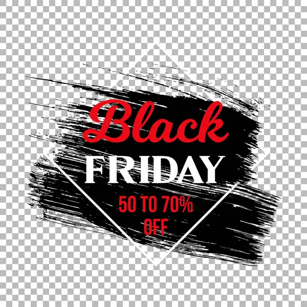 Black Friday Clearance Sale Banner Template Seasonal Wholesale Shopping Event — Stock Vector