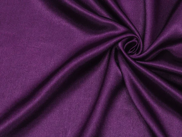 滑らかなエレガントなピンクシルクやサテンの高級布テクスチャは 抽象的な背景として使用することができます しわのある布側面にねじれ — ストック写真