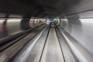 Tünele, arka plan hareketli bulanık hareket metro