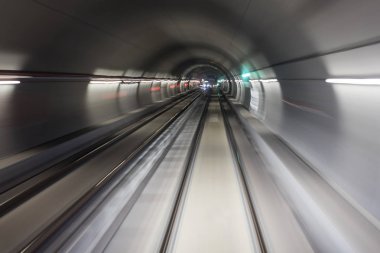 Tünele, arka plan hareketli bulanık hareket metro