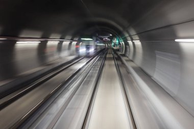 Tünele, arka plan hareketli bulanık hareket metro