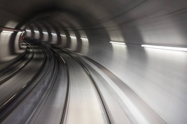 Tünele, arka plan hareketli bulanık hareket metro