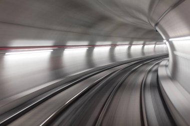 Tünele, arka plan hareketli bulanık hareket metro