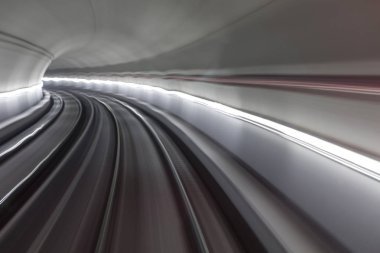 Tünele, arka plan hareketli bulanık hareket metro