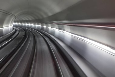 Tünele, arka plan hareketli bulanık hareket metro