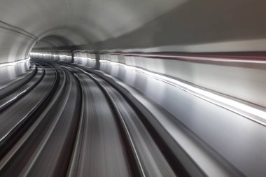 Tünele, arka plan hareketli bulanık hareket metro
