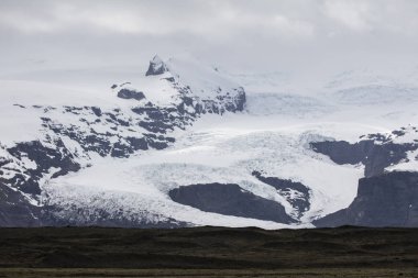 Buzdağı buzul Gölü, Fjallsarlon lagün, south Iceland içinde