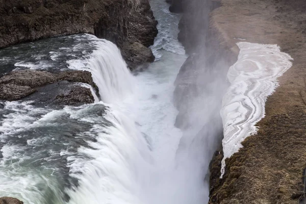 Гульфосс водоспад в Ісландії. Ісландія — стокове фото