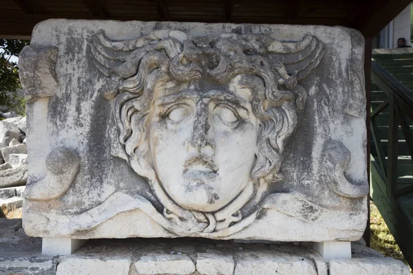 Blick auf den Apollo-Tempel in der antiken Stadt Dididyma, Aydin, Türkei. — Stockfoto