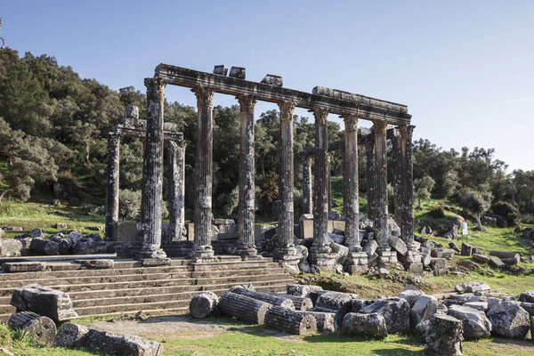 Temple of Zeus Lepsinos Euromus Turkey