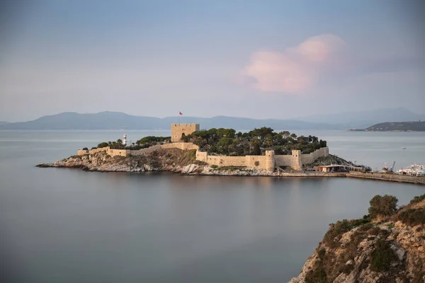 Kusadasi Turkiet Vägen Går Till Pigeon Island Kusadasi Kusadasi Ett — Stockfoto