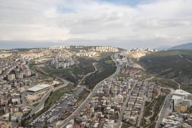 İzmir 'in helikopterden havadan çekilmiş fotoğrafları. Türkiye, İzmir