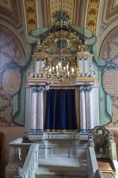 Mad Hongarije Synagoge Een Zeldzaam Voorbeeld Van Mooie Zeldzame Hongaarse — Stockfoto