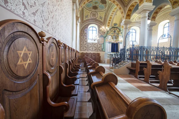 匈牙利 Md犹太教堂是匈牙利美丽而罕见的犹太教堂建筑的一个罕见例子 — 图库照片