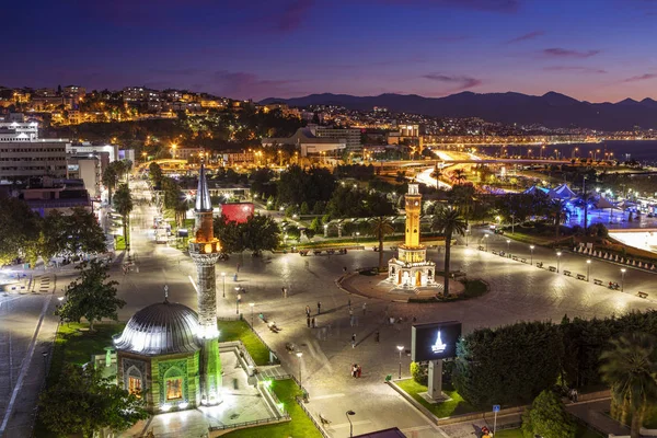 Izmir Uhr Turm Der Berühmte Uhrturm Wurde Zum Symbol Von — Stockfoto