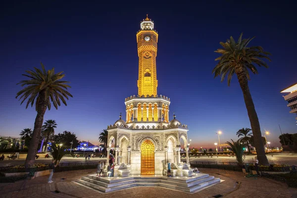 Izmir clock tower. The famous clock tower became the symbol of Izmir