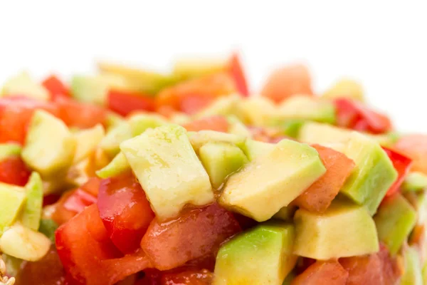 Avocado and tomato salsa for fish. — Stock Photo, Image