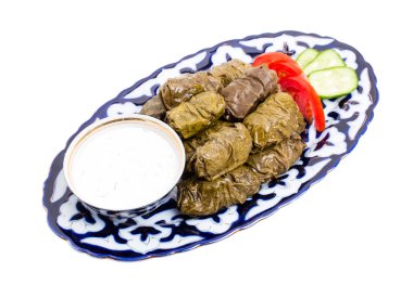 Geleneksel Doğu meze dolma.