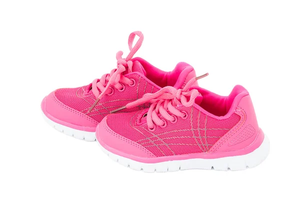 Roze Trainingsschoenen voor meisjes. — Stockfoto