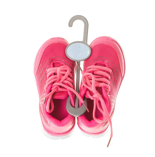 Pink training shoes for girls. — Stock Photo, Image