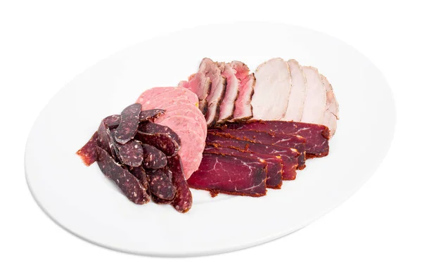 Pyszne różne mięsa półmisek. — Zdjęcie stockowe