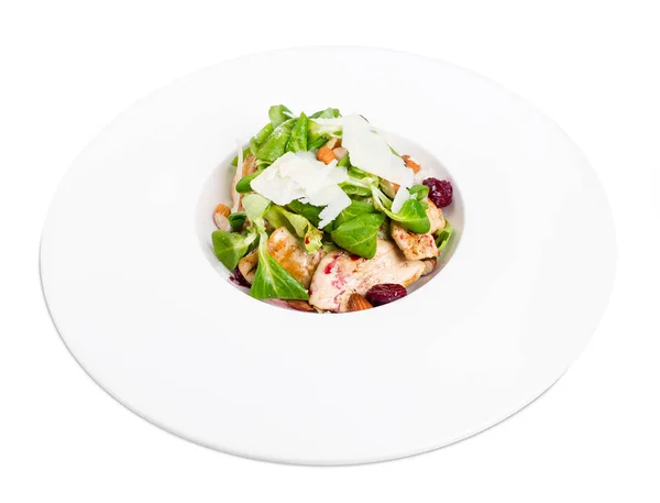 Salade de poulet grillé chaud au parmesan . — Photo