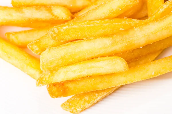 Batatas fritas como uma guarnição fo hambúrguer . — Fotografia de Stock