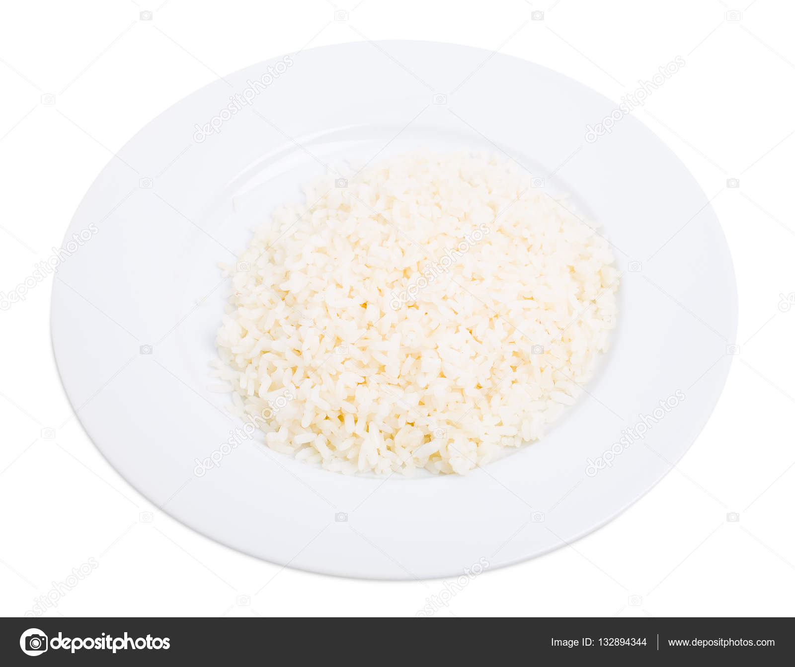 Was Ist Eine Portion Reis Portion gekochter Reis. — Stockfoto © indigolotos #132894344