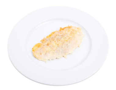 Kızarmış tavuk fileto hırpalanmış.