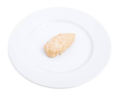 Lezzetli tavuk göğsü ile rendelenmiş havuç.