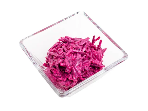 Grated beetroot with mayonnaise. — Stock Photo, Image