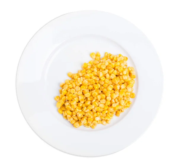 Порція смачної консервованої кукурудзи . — стокове фото