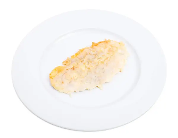 Filete de pollo frito rebozado . — Foto de Stock